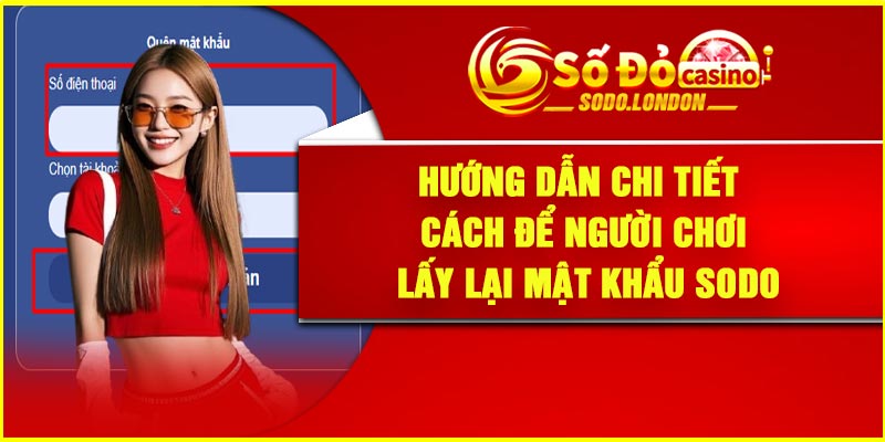 Hướng dẫn chi tiết cách để người chơi lấy lại mật khẩu Sodo