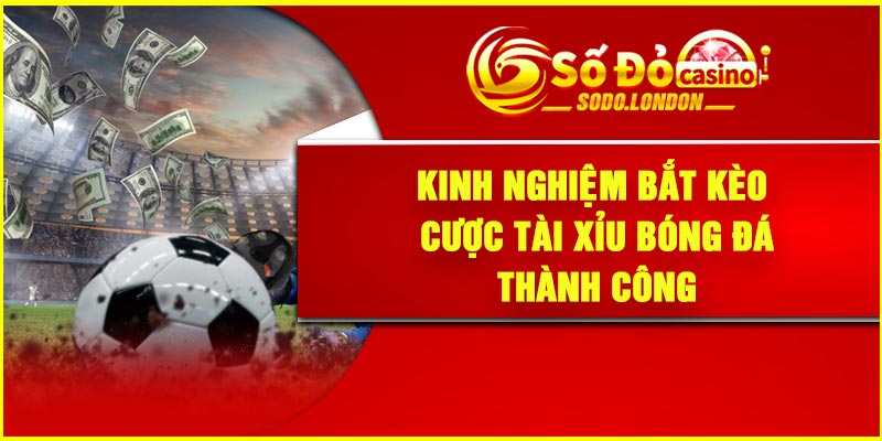 Kinh nghiệm bắt kèo cược tài xỉu bóng đá thành công