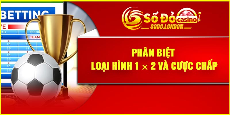 Phân biệt loại hình 1 × 2 và cược chấp